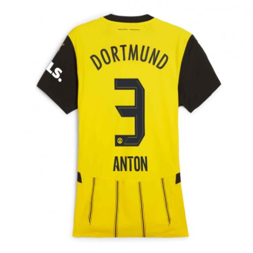 Borussia Dortmund Waldemar Anton #3 Domaci Dres za Ženska 2024-25 Kratak Rukav